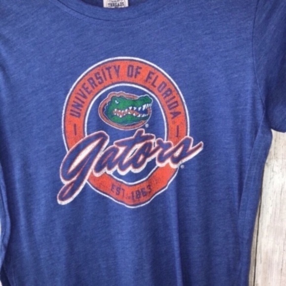 NCAA Florida Gators Blue High Low Tee - Picture 2 of 4